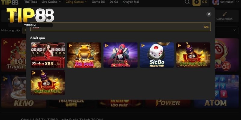 Đôi nét chung về sicbo TIP88